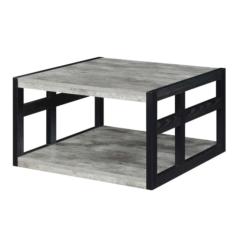 Tavolino da salotto quadrato Monterey di Convenience Concepts con ripiano