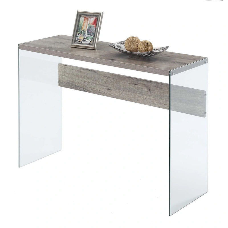 Convenience Concepts SoHo Tavolo Console/Scrivania in Vetro