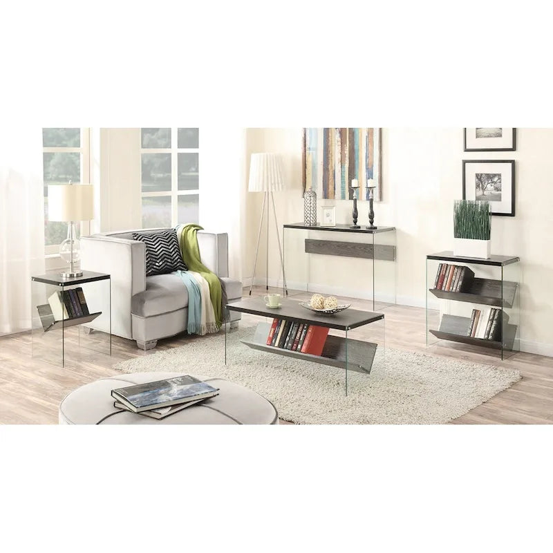Convenience Concepts SoHo Tavolo Console/Scrivania in Vetro