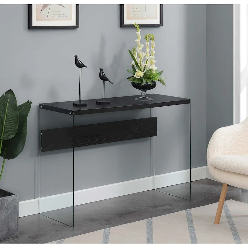 Convenience Concepts SoHo Tavolo Console/Scrivania in Vetro