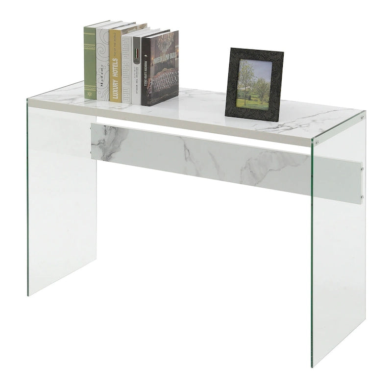 Convenience Concepts SoHo Tavolo Console/Scrivania in Vetro