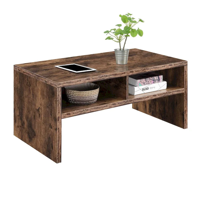 Tavolino da caffè deluxe Northfield Admiral con ripiani di Convenience Concepts