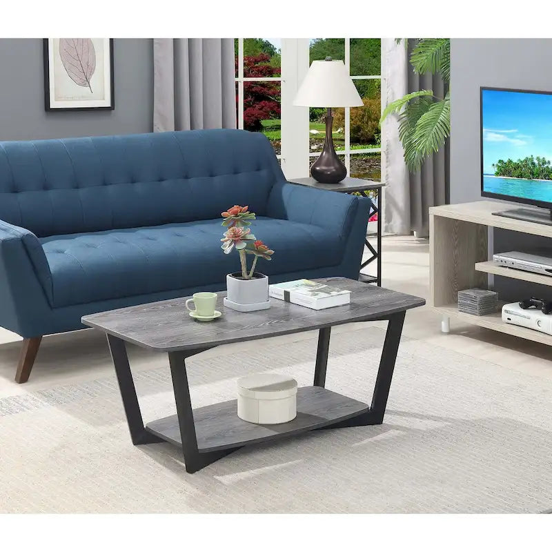 Tavolino da Caffè Graystone di Convenience Concepts con Ripiano