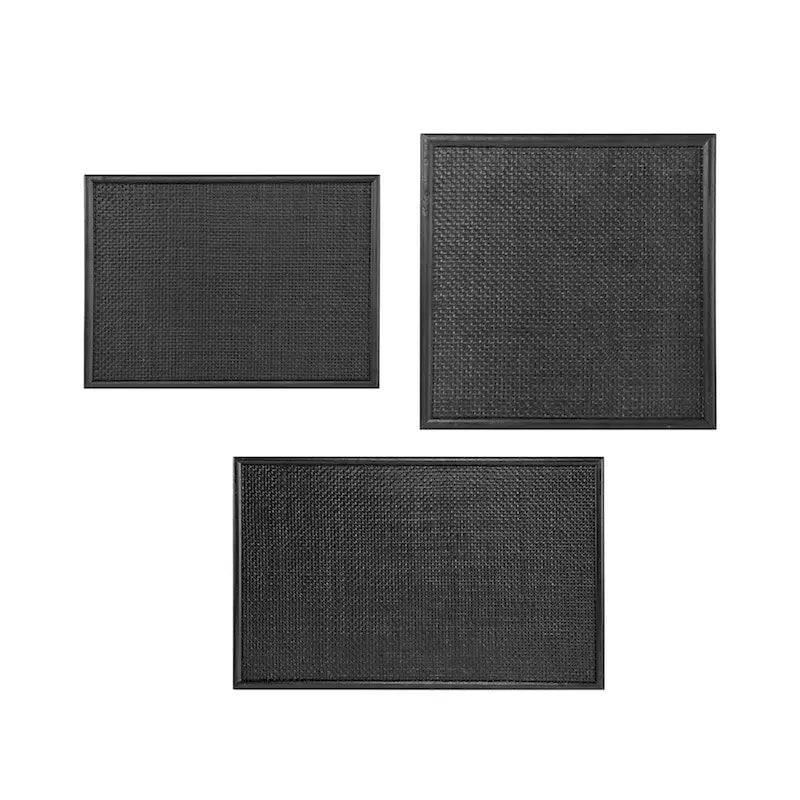 A&B Home Tavolini Nido Bicolore - Set da 3 - Nero/Oro
