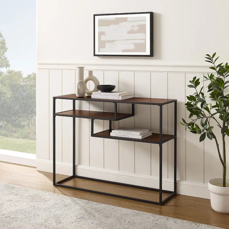 Tavolo da ingresso moderno a 2 ripiani Middlebrook Designs