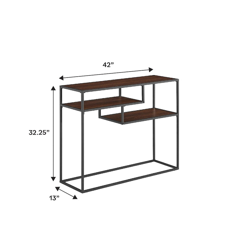 Tavolo da ingresso moderno a 2 ripiani Middlebrook Designs