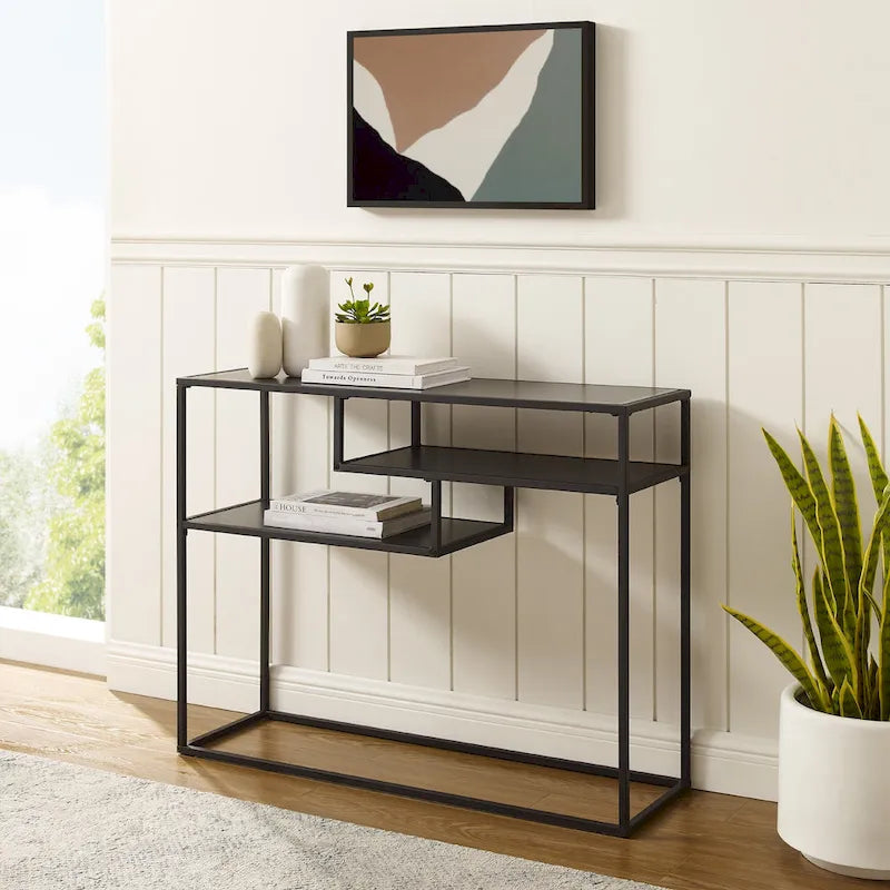 Tavolo da ingresso moderno a 2 ripiani Middlebrook Designs