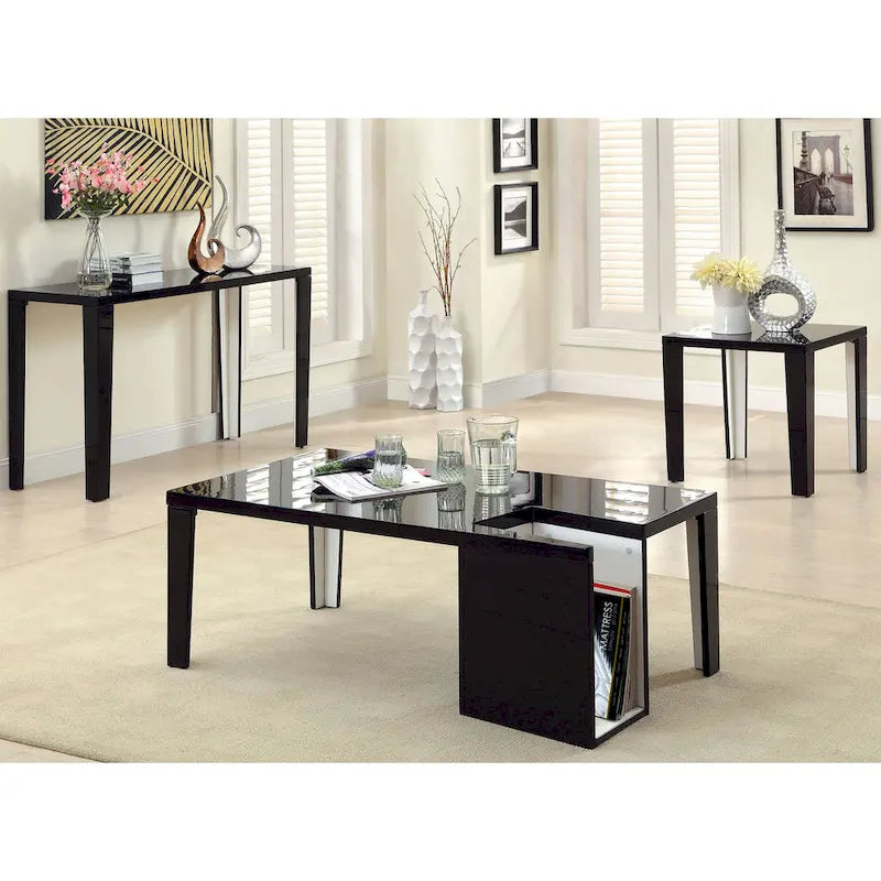 Tavolino da caffè contenitore moderno in legno Lesk da 48 pollici Furniture of America