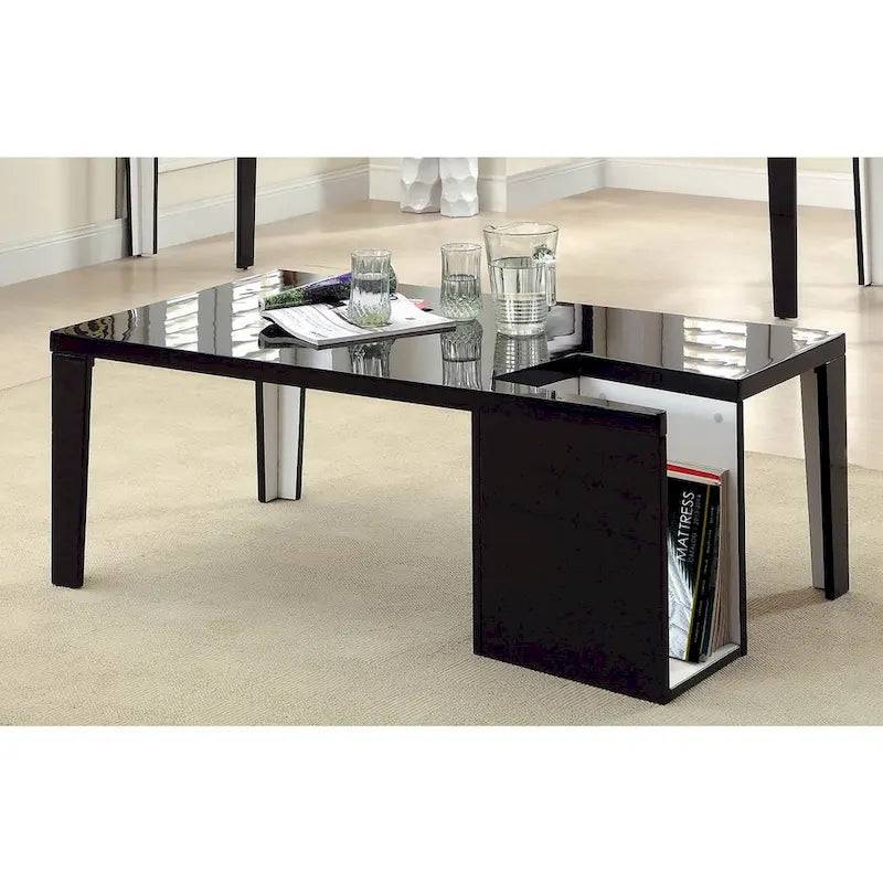 Tavolino da caffè contenitore moderno in legno Lesk da 48 pollici Furniture of America