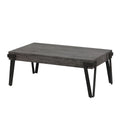 Tavolino industriale in legno e metallo da 43 pollici - 17 H x 43,38 L x 24,5 P
