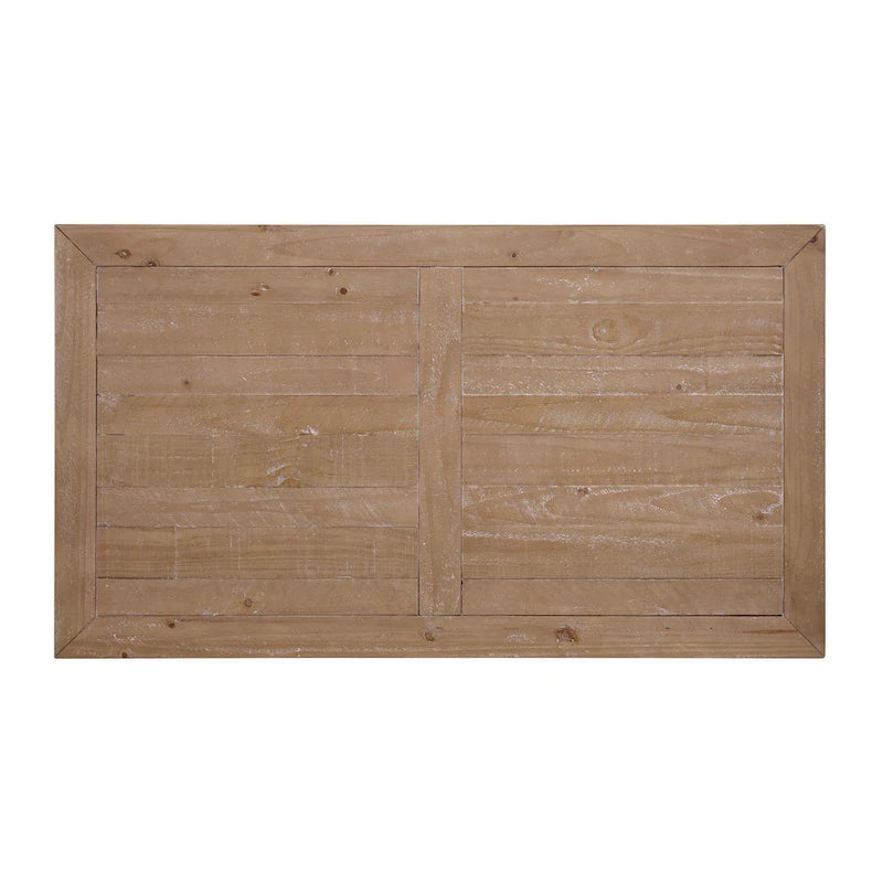 Table basse piédestal Napa 50 en bois massif