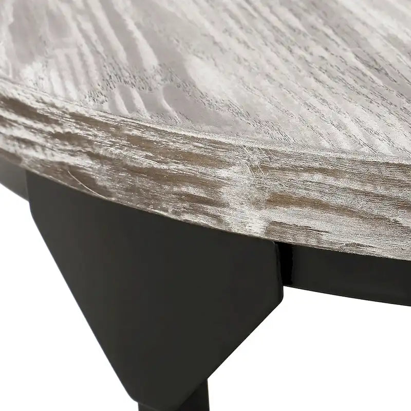 Tavolino da caffè rotondo Cedarhurst Modern Industrial di Christopher Knight Home