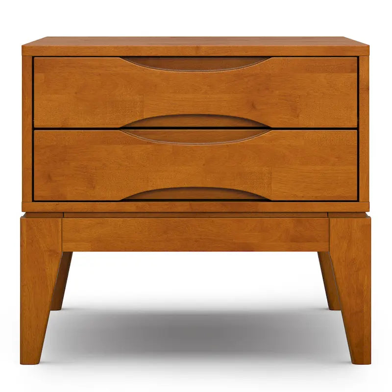 WYNDENHALL Pearson, tavolino quadrato laterale in LEGNO MASSELLO, larghezza 56 cm - 56 L x 56 P x 51 A cm