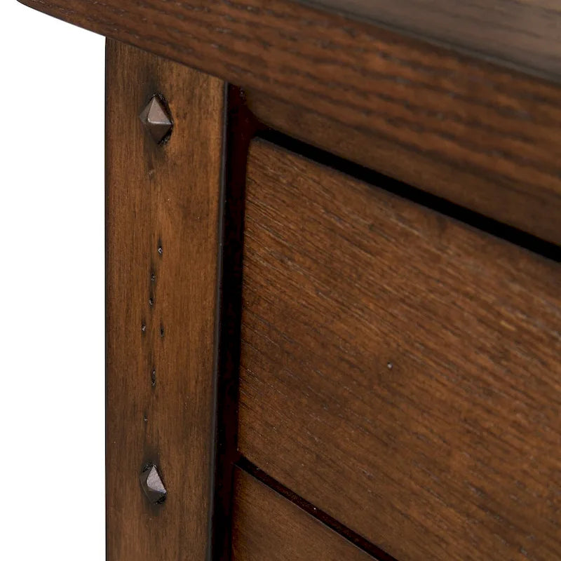 Tavolino rustico marrone in rovere Lake House