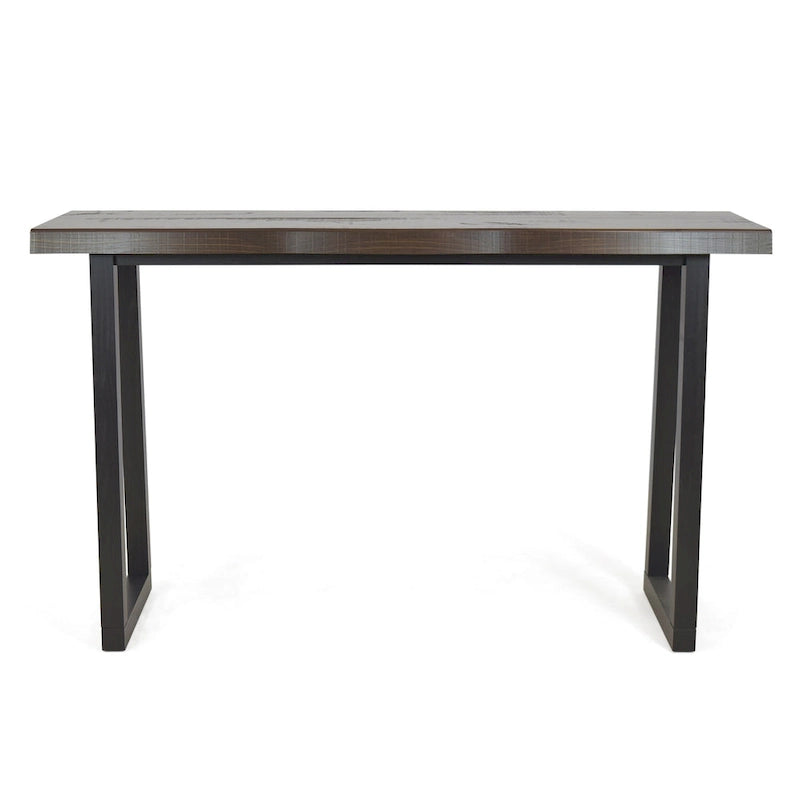 Tavolo console bar Steve Silver Joliet Live Edge in ciliegio anticato ed ebano