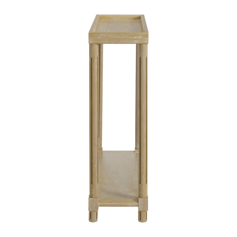 Tavolini laterali stretti Harrison New Ridge Home Goods, set da 2, Rovere invecchiato