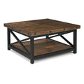 Tavolino quadrato da caffè Homestyles in legno marrone Carpenter