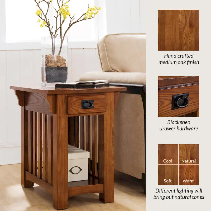 Leick Home Mission Impeccabile Tavolino con Cassetto