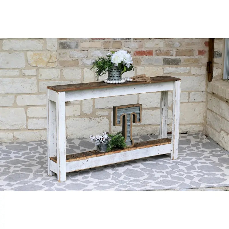 Tavolo consolle White Combo da 46 pollici