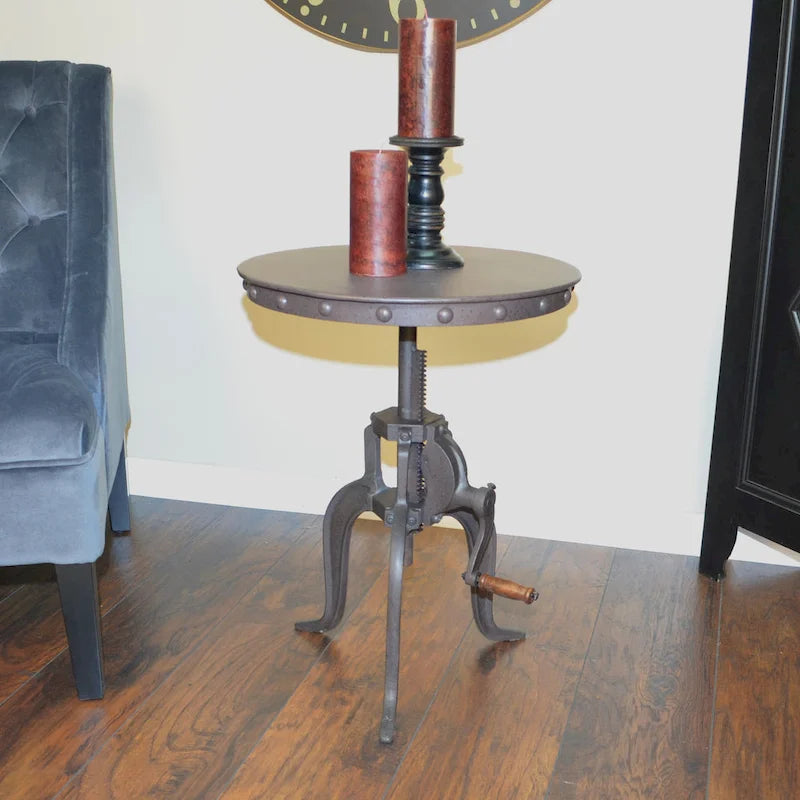 Table d'appoint réglable Regan de Carolina Living - Style industriel