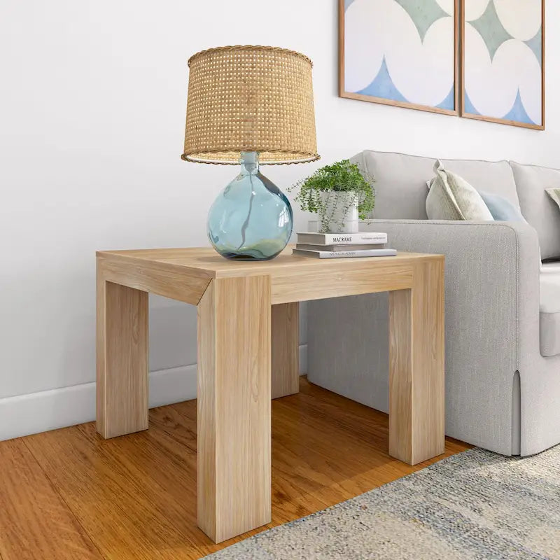 Tavolo ad angolo quadrato moderno Plank and Beam - 32