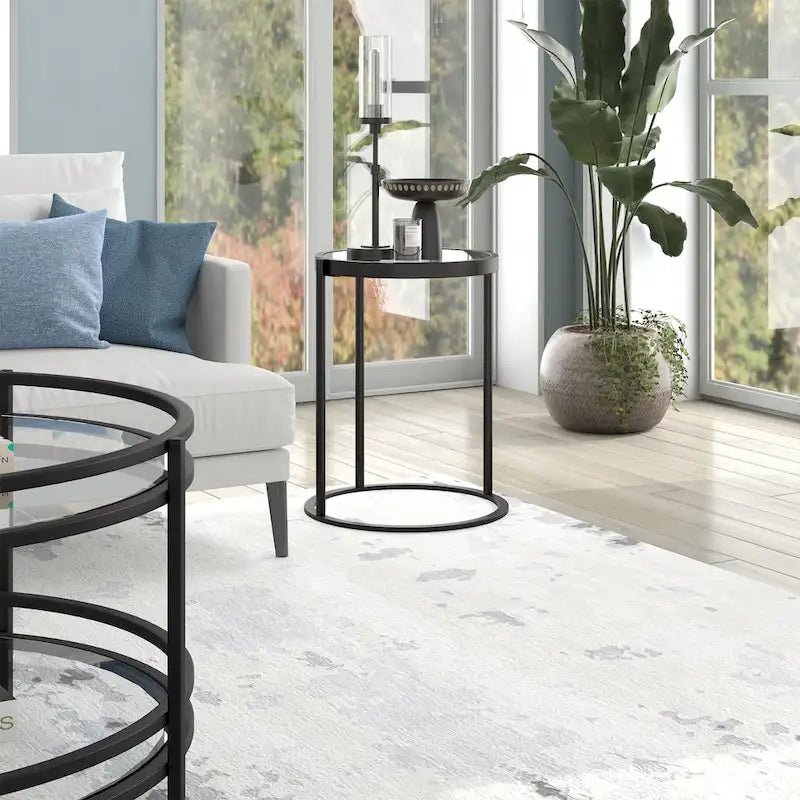 Table d'appoint ronde large Duxbury 16