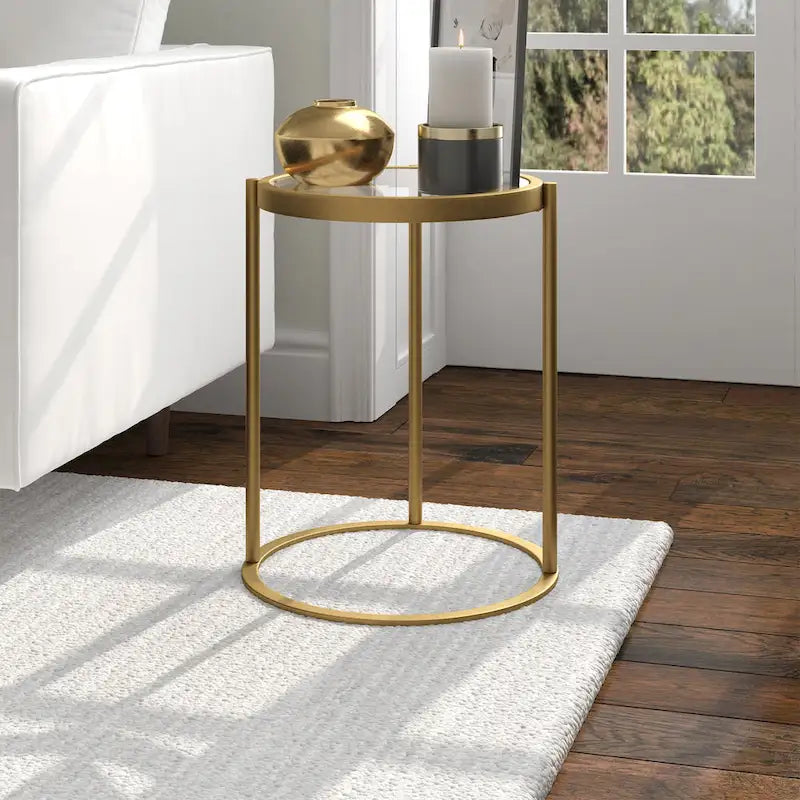 Table d'appoint ronde large Duxbury 16
