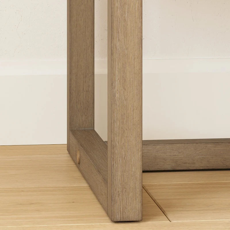Table d'appoint Nathan James Luke avec tiroir de rangement et casier