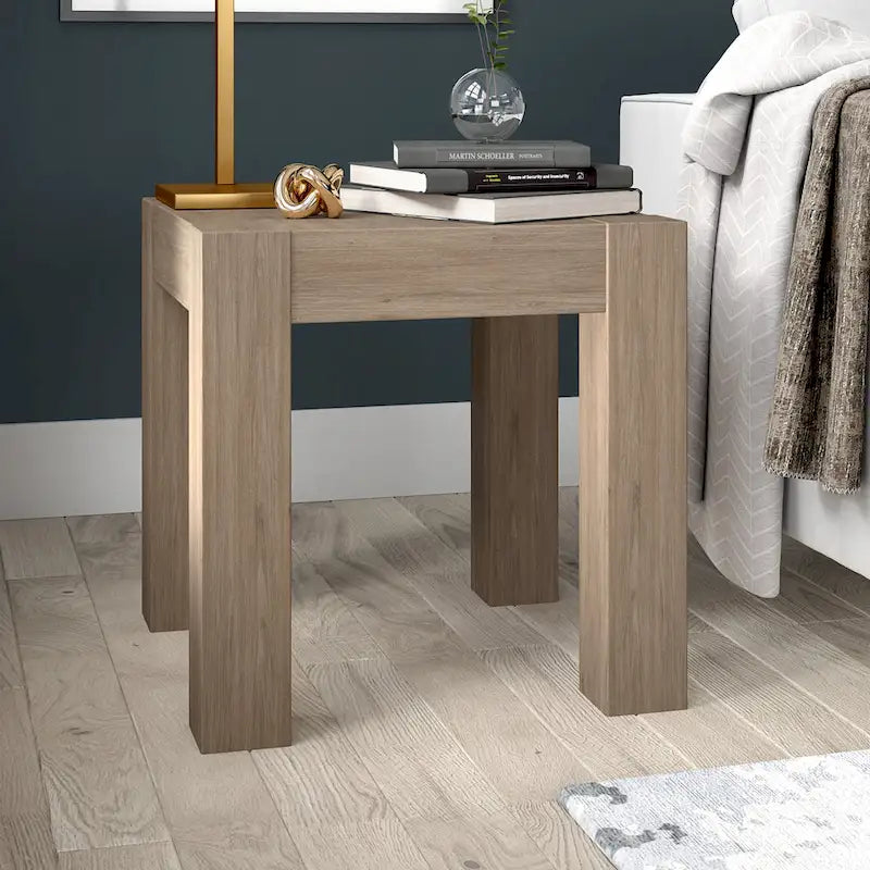 Table d'appoint carrée large Langston 22 - 22 de large