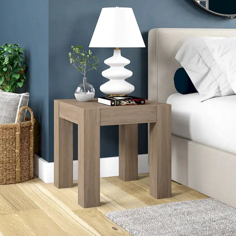 Table d'appoint carrée large Langston 22 - 22 de large