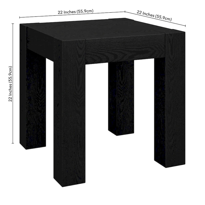 Table d'appoint carrée large Langston 22 - 22 de large