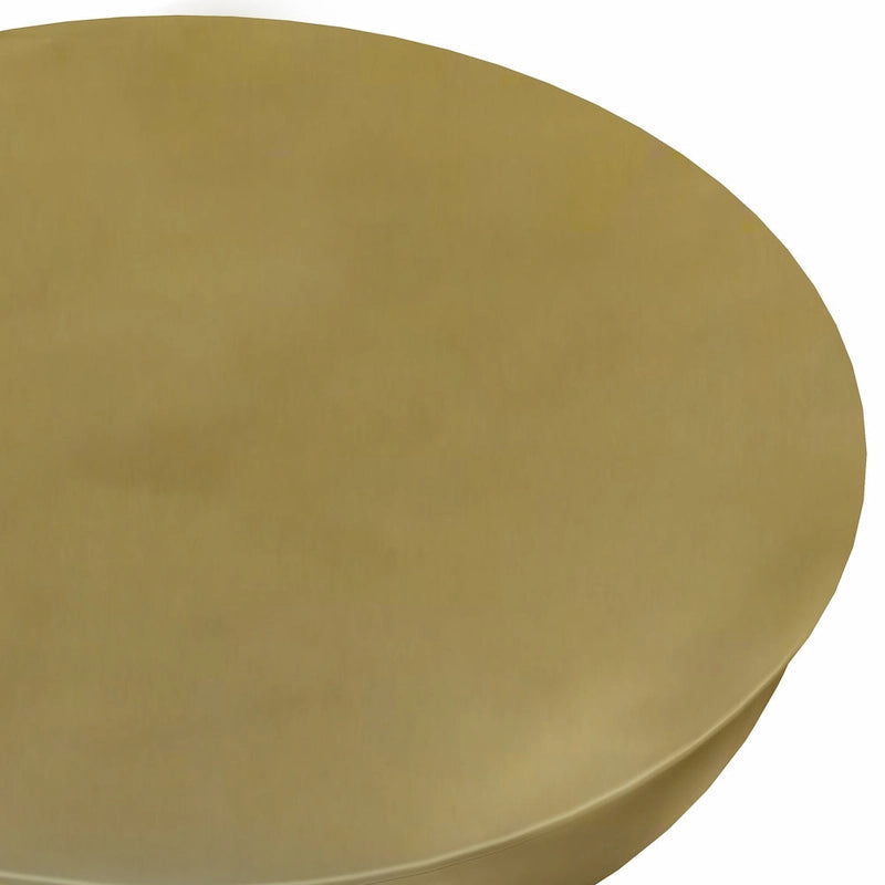 Table d'appoint WYNDENHALL Layne moderne industrielle en métal de 40 cm de large, entièrement assemblée
