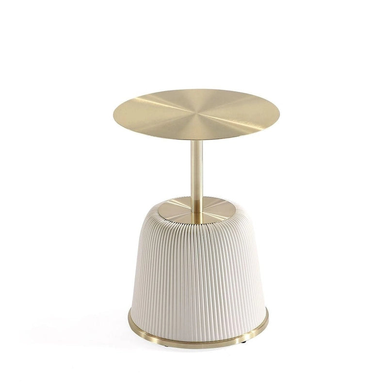 Table d'appoint rembourrée moderne Anderson 1.0 de Manhattan Comfort