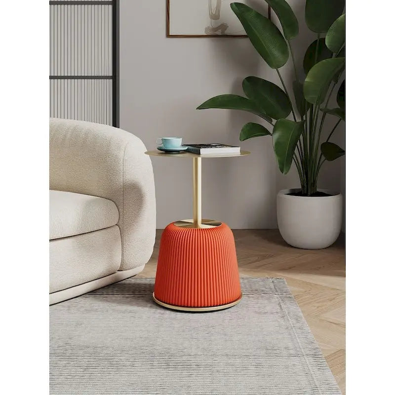 Table d'appoint rembourrée moderne Anderson 1.0 de Manhattan Comfort