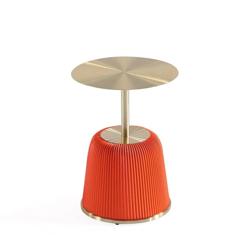 Table d'appoint rembourrée moderne Anderson 1.0 de Manhattan Comfort