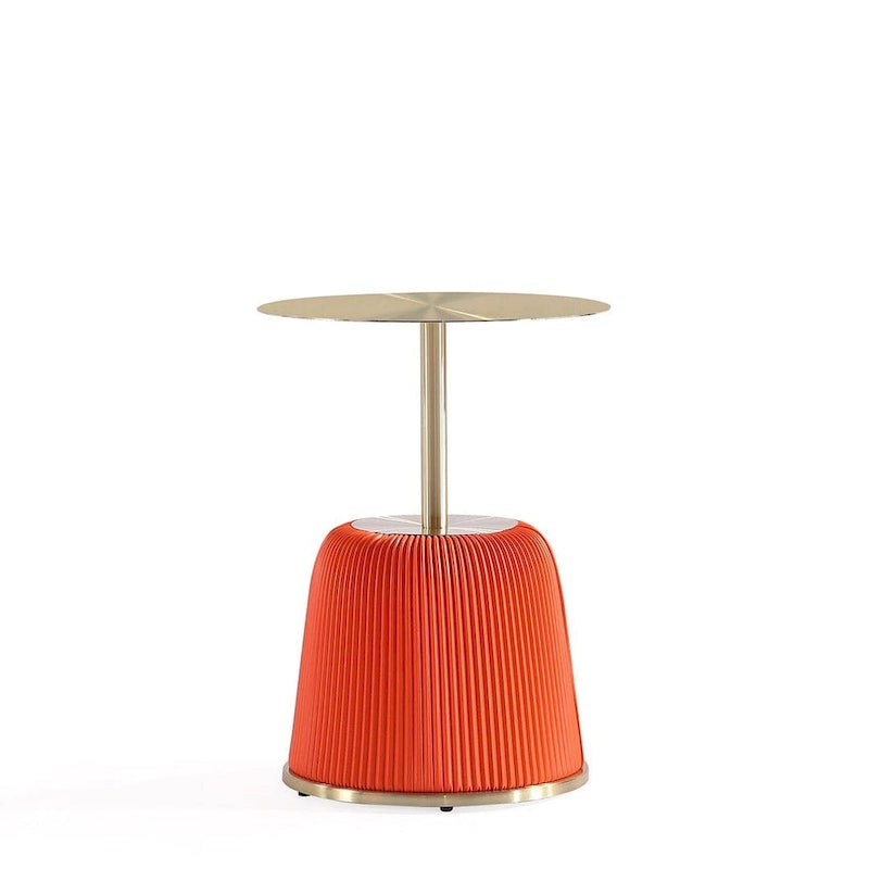 Table d'appoint rembourrée moderne Anderson 1.0 de Manhattan Comfort