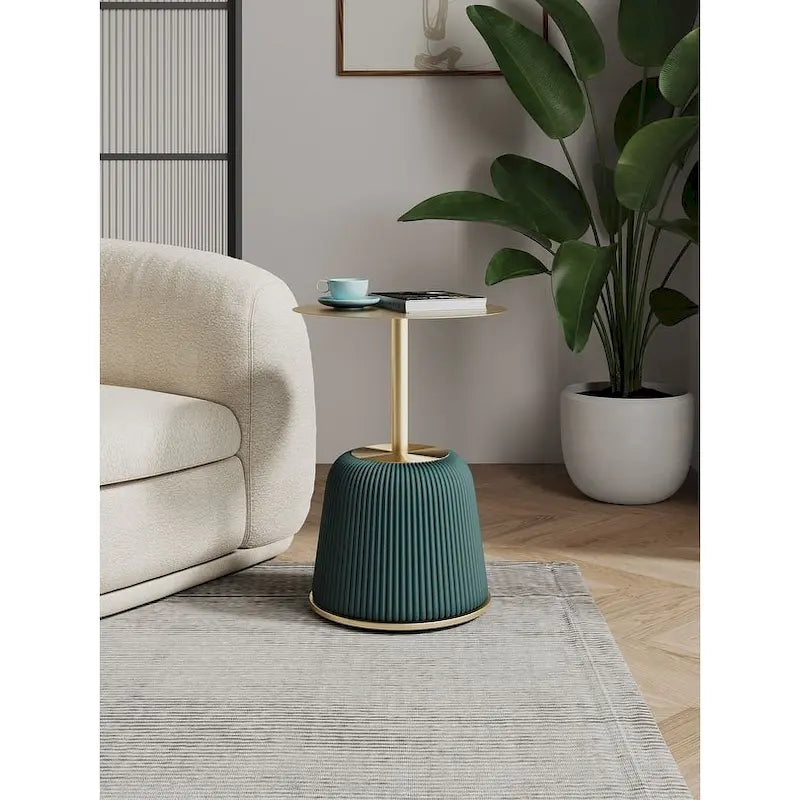Table d'appoint rembourrée moderne Anderson 1.0 de Manhattan Comfort