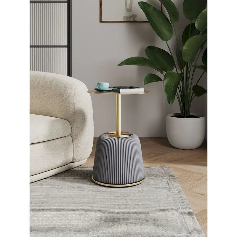 Table d'appoint rembourrée moderne Anderson 1.0 de Manhattan Comfort