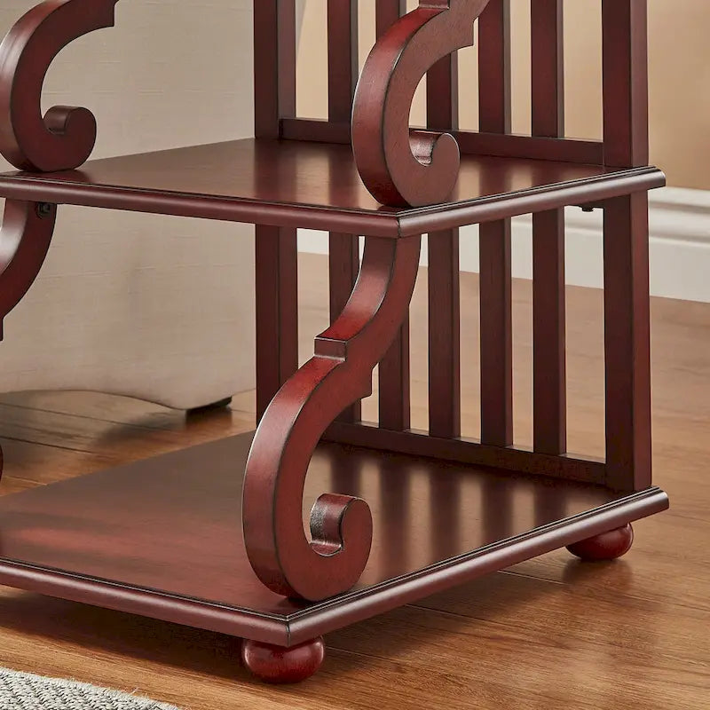 Tavolino con Spirale in Legno Lorraine di iNSPIRE Q Classic