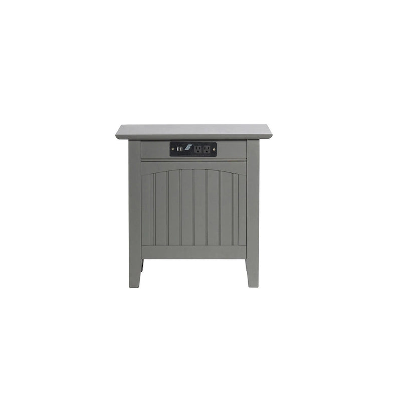 Table d'appoint AFI Nantucket avec chargeur intégré