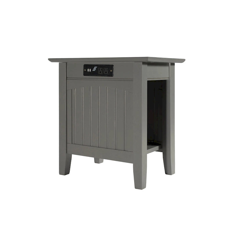 Table d'appoint AFI Nantucket avec chargeur intégré