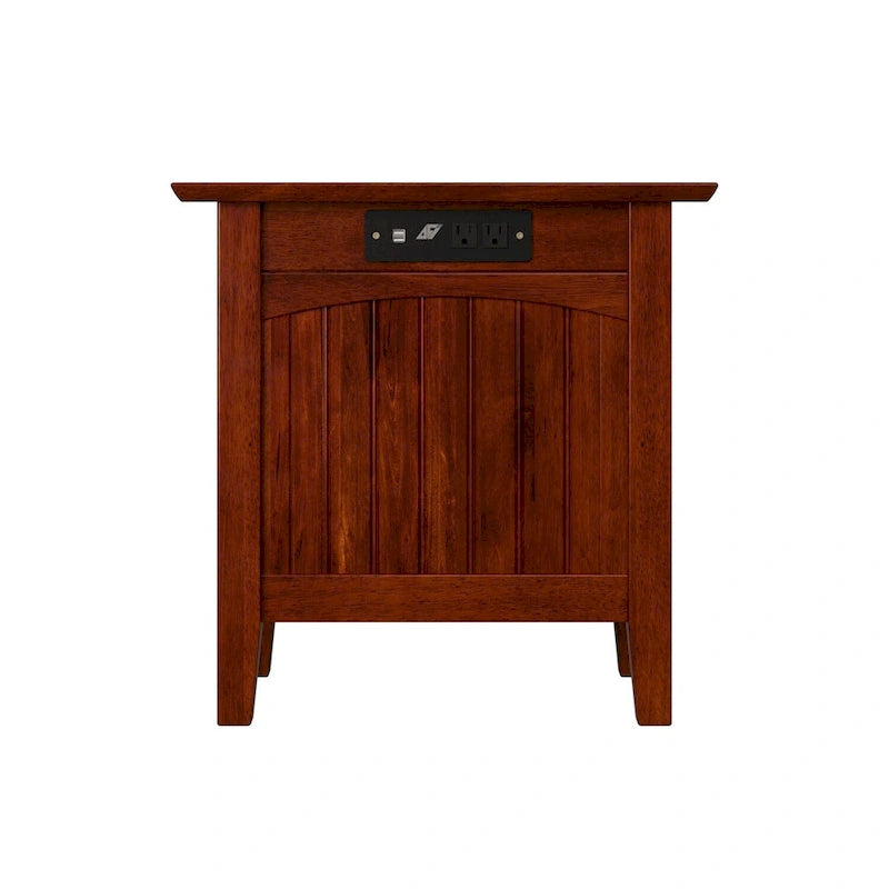 Table d'appoint AFI Nantucket avec chargeur intégré