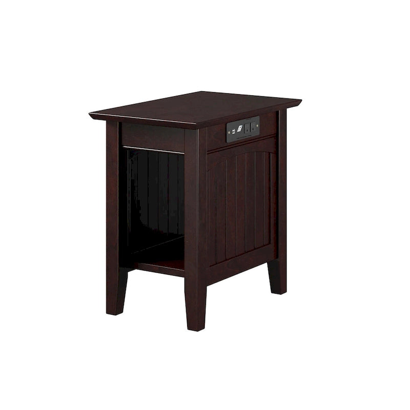 Table d'appoint AFI Nantucket avec chargeur intégré