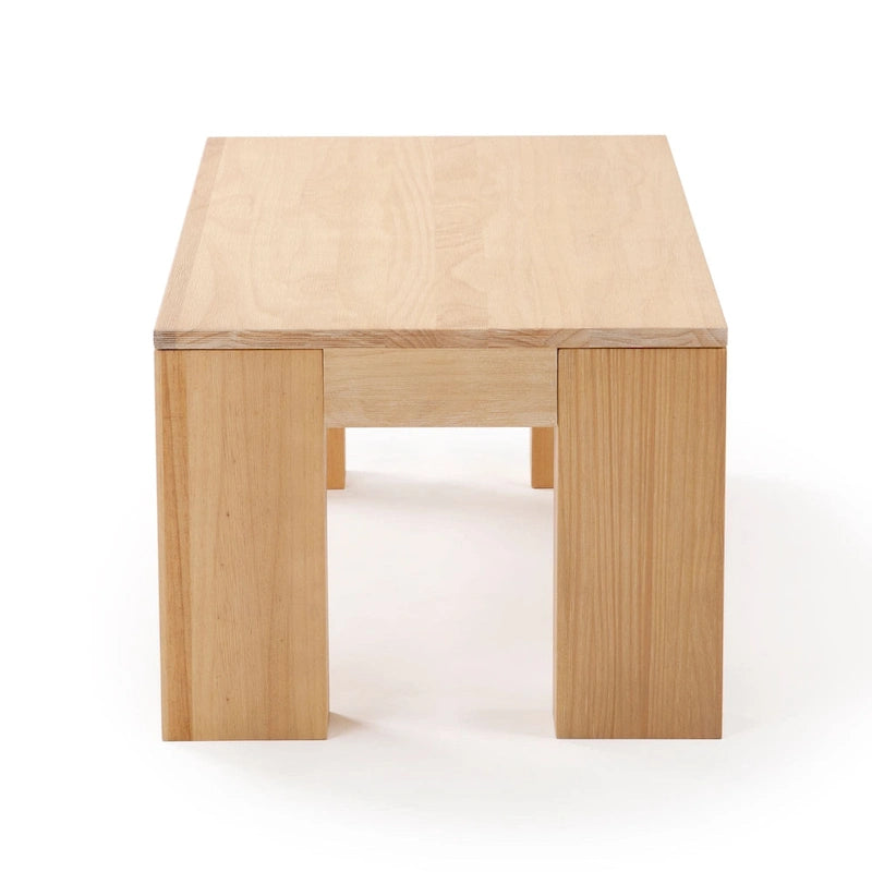 Tavolino rettangolare moderno Plank and Beam - 40 x 20