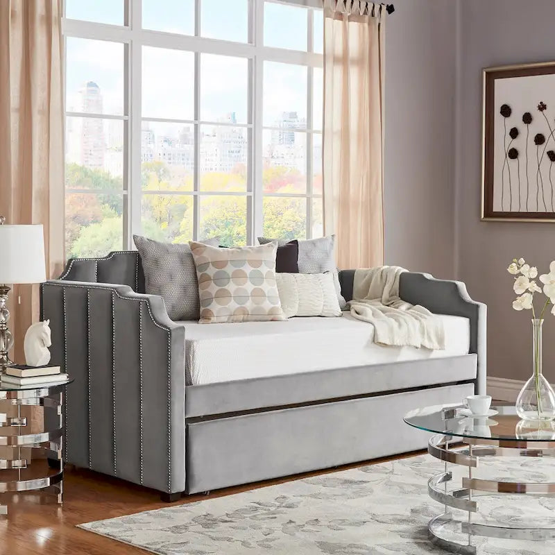 Table d'appoint Nova avec plateau en verre et base en fer Vortex par iNSPIRE Q Bold
