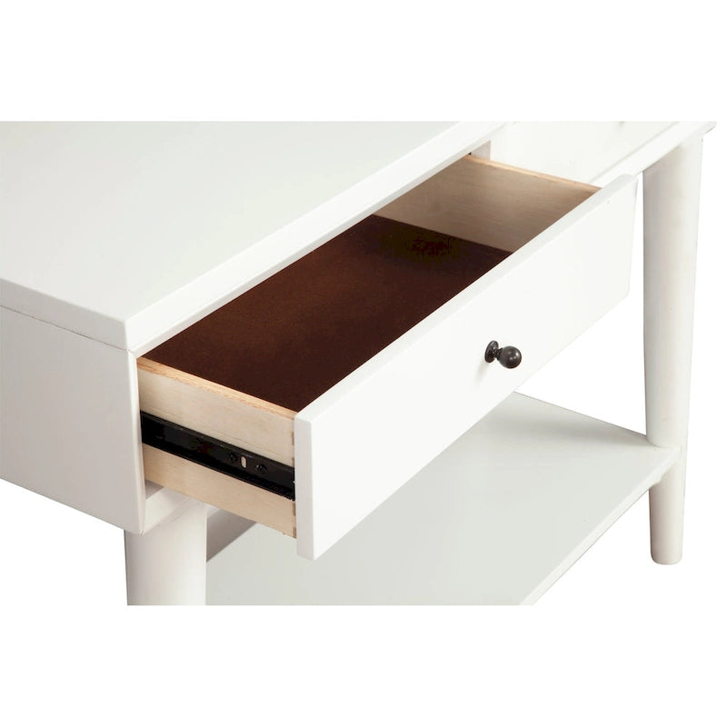 Alpine Furniture Flynn Consolle Moderno Metà Secolo con 2 Cassetti