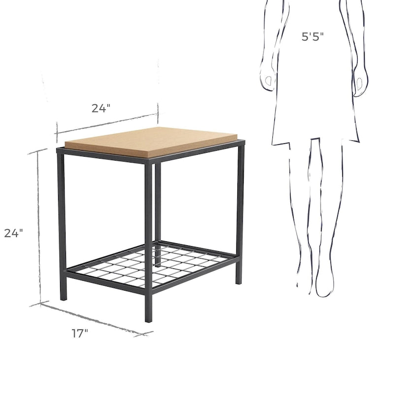Tables basses et tables d'appoint en bois et métal Brookside Ruby