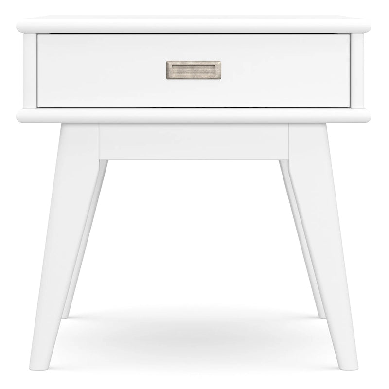 WYNDENHALL Tierney, tavolo occasionale rettangolare moderno di metà secolo, in LEGNO MASSELLO, larghezza 56 cm - 56 L x 51 P x 56 A cm