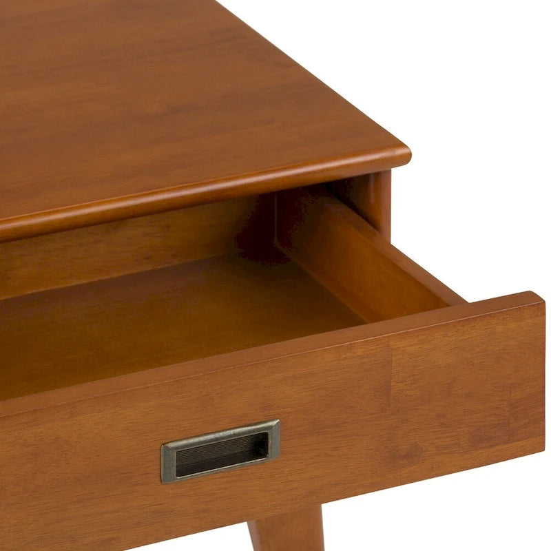 WYNDENHALL Tierney, tavolo occasionale rettangolare moderno di metà secolo, in LEGNO MASSELLO, larghezza 56 cm - 56 L x 51 P x 56 A cm