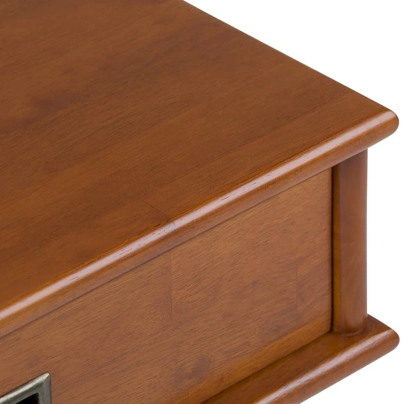 WYNDENHALL Tierney, tavolo occasionale rettangolare moderno di metà secolo, in LEGNO MASSELLO, larghezza 56 cm - 56 L x 51 P x 56 A cm